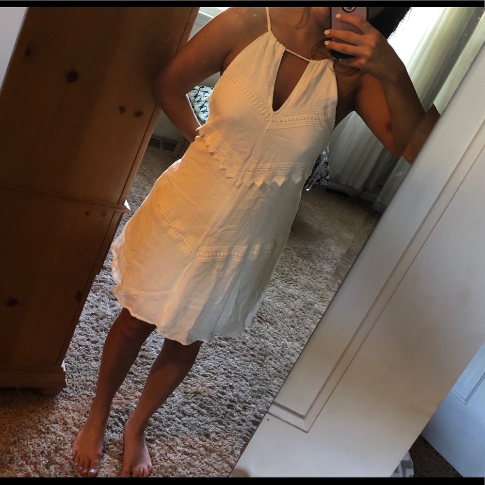 Off white dress. Worn twice. From Francesca’s